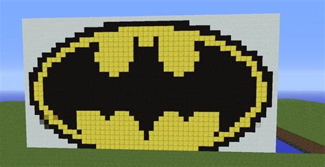 BatMan Logo Pixel Minecraft Project