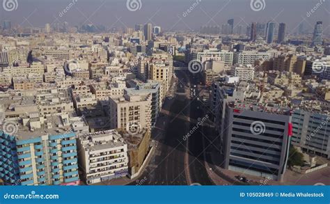 United Arab Emirates Aerial View. Dubai, District, Highway Aerial View ...