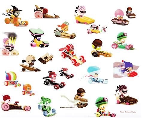 sugar rush kart racing game | Disney concept art, Character design ...