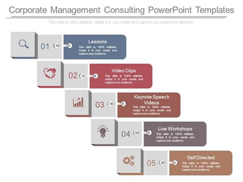 Corporate Management Consulting Powerpoint Templates