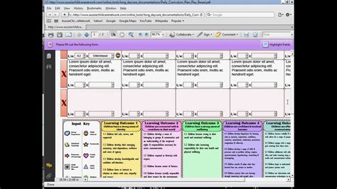 Part 4: EYLF Curriculum Plan: How to complete Curriculum Plan ...