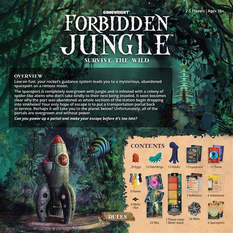 Forbidden Jungle Board Game - Toodleydoo Toys