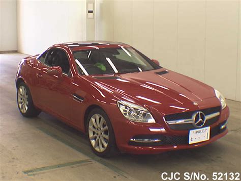 2014 Mercedes Benz SLK Class Red for sale | Stock No. 52132 | Japanese Used Cars Exporter