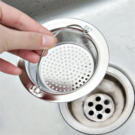 Behogar Stainless Steel Sink Drain Stopper Strainer Hair Catcher Filter ...