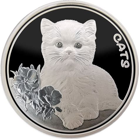 2022 1 oz Fiji Silver Cats Coin (BU) l BGASC™