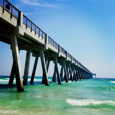 Navarre Beach Pier.... Gorgeous! But sadly, these may be the only waves ...