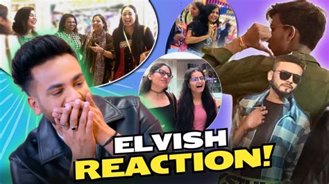 Elvish Yadav Reaction On Poster 🔥 Prank With Girls😂 - YouTube