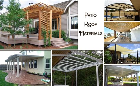 Patio Roof Materials: Know its Various Types & How to Choose?