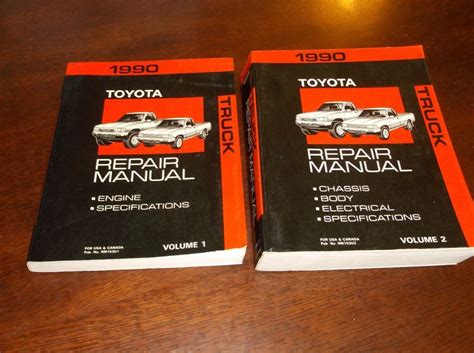 2000 Toyota Truck Repair Manuals VOLUMES 1 AND 2 Factory OEM Softcover VGC | Truck repair ...