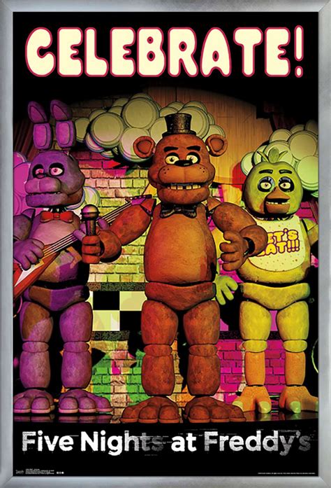 Five Nights at Freddy's - Celebrate Poster | eBay