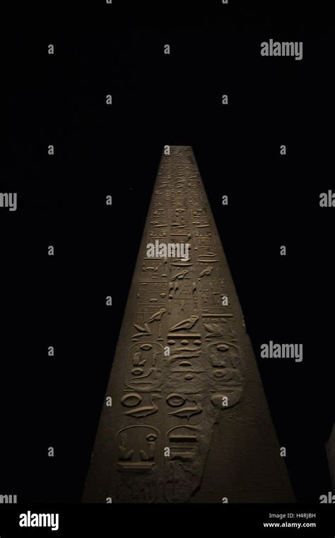 Obelisk in Luxor Stock Photo - Alamy