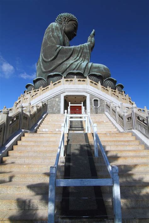 Ngong Ping Big Buddha stock image. Image of religion - 92154961