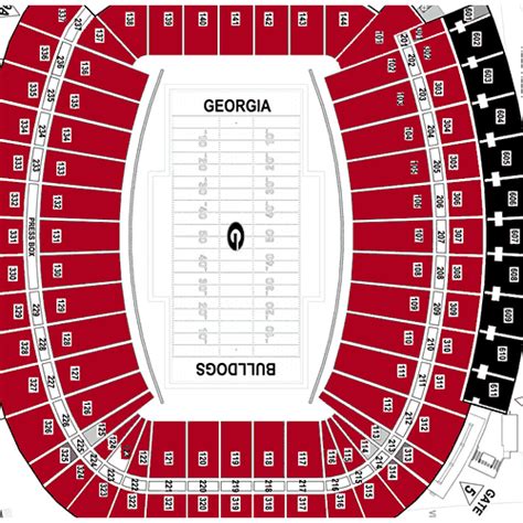 Sanford Stadium Seating | Go Dawgs! | Pinterest