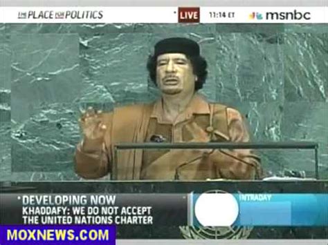 Muammar Gaddafi Speech To United Nations Sept 23, 2009 pt 2 - YouTube