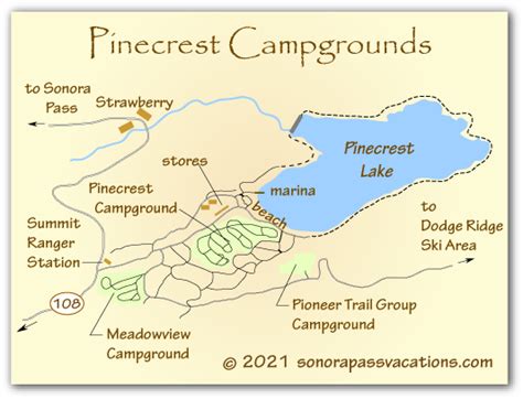 Pinecrest Lake Camping