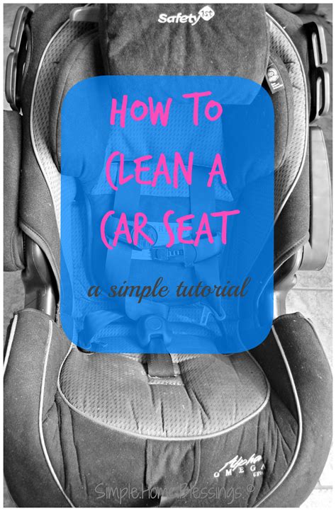 How to Clean a Car Seat - Ask Anna