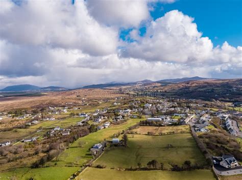 Aerial View of Ardara in County Donegal - Ireland Stock Photo - Image of landscape, tranquil ...