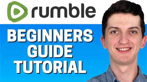 Rumble Tutorial - How To Use Rumble For Beginners - YouTube