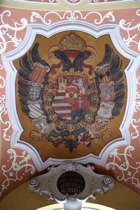 Wrocław, University, Habsburg coat-of-arms in the staircase | Wappen ...