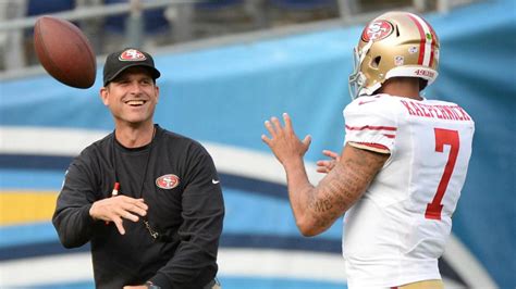 Colin Kaepernick, feel free to use Jim Harbaugh as a reference | Sporting News