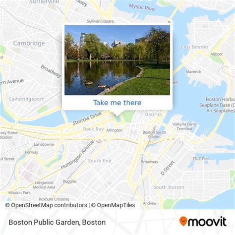 How to get to Boston Public Garden by bus, subway or train?