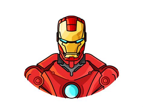 Ironman Cartoon Face DB3