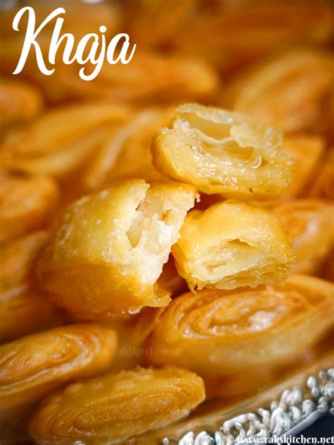 Crispy & juicy Khaja recipe - Raks Kitchen