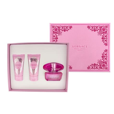 Amazon.com : Versace Bright Crystal Absolu Gift Set 1.7oz (50ml) EDP + 1.7oz (50ml) Body Lotion ...