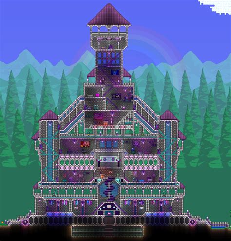 terraria hallow house | Terrarium, Terraria house design, Terraria castle