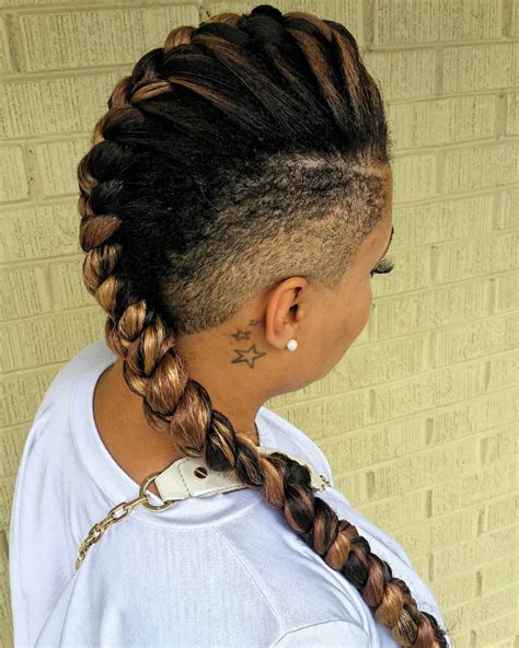 African Braided Mohawk Hairstyles