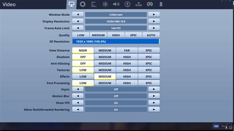 Best Fortnite Settings - MAX FPS Guide 2021 - GamingGem