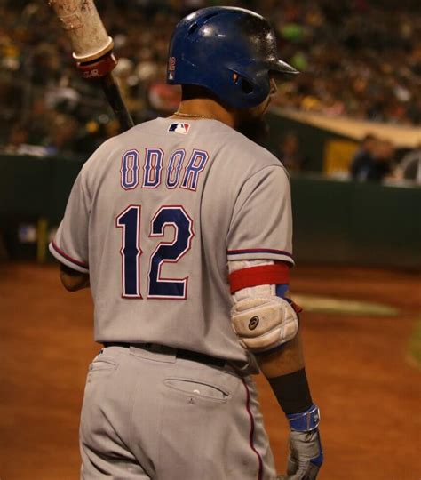 What Pros Wear: Rougned Odor’s Asics Elbow Guard - What Pros Wear