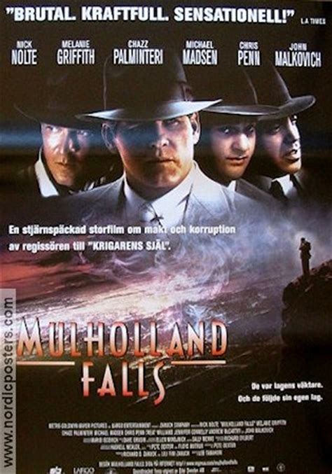 MULHOLLAND FALLS movie poster 1996 original