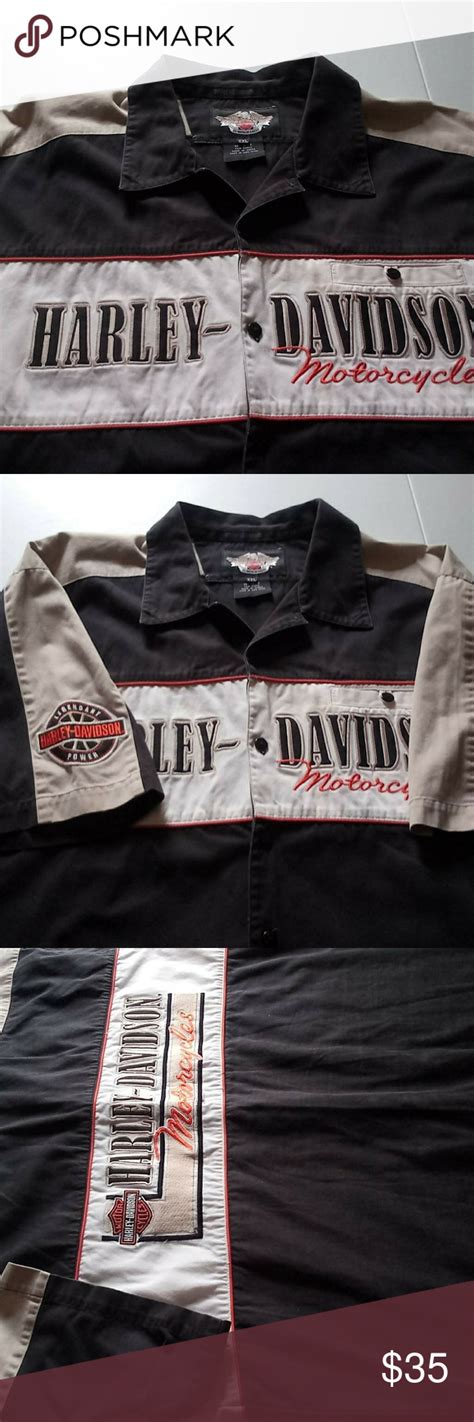 Harley davidson mechanics shirt | Mechanic shirts, Harley davidson ...