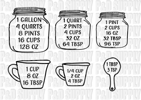 silhouette clipart vintage measuring cup - Clipground