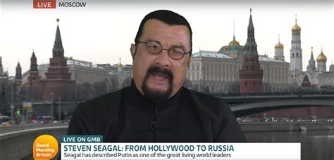 Steven Seagal?! Twitter Roasts Actor After Live Russia Interview