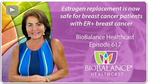 Estrogen replacement is now safe for breast cancer patients with ER+ ...