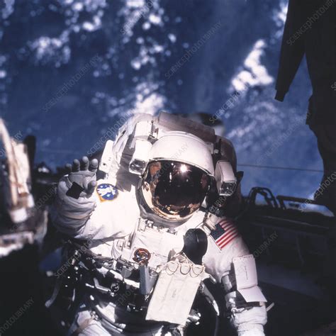 ISS space walk - Stock Image - S565/0086 - Science Photo Library