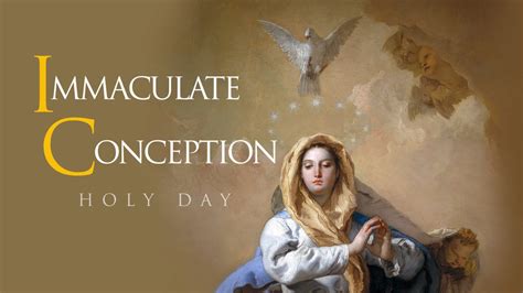 Feast Day of the Immaculate Conception - December 8th - Catholic Diocese of Sioux Falls