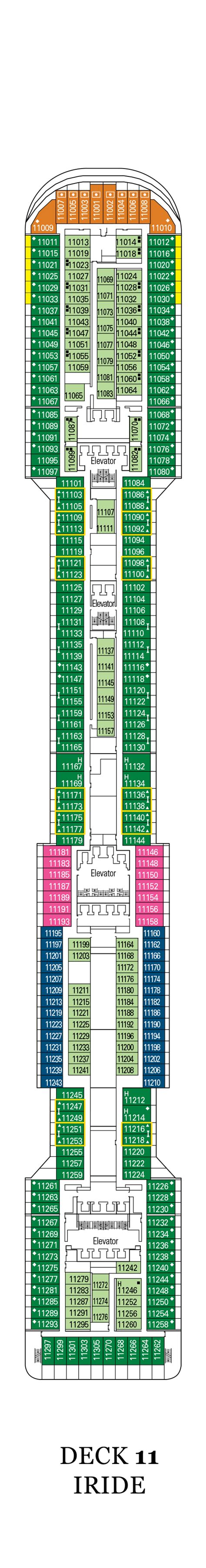 MSC Divina Deck Plans | CruiseInd