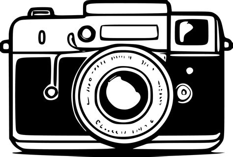 Clipart Camera Black And White Icon