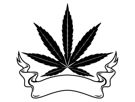 Easy Pot Leaf Drawing | Free download on ClipArtMag