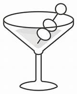 Cocktail Glass coloring Page  ColouringPages sketch template