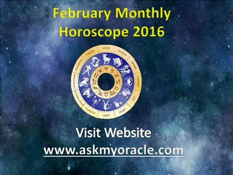 PPT - February Horoscope 2016 | Free Monthly Love Horoscopes PowerPoint Presentation - ID:7296537