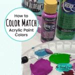 How to Color Match Acrylic Paint Colors