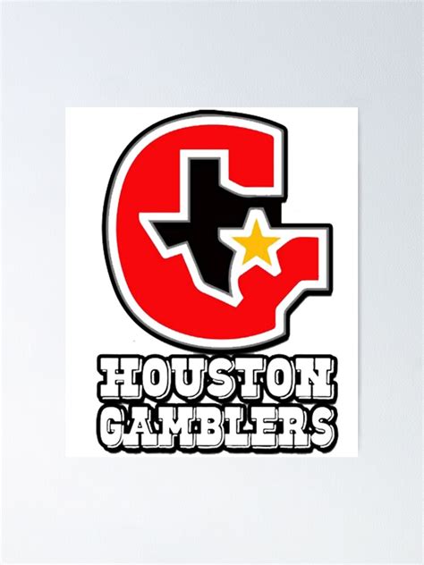 "Houston Gamblers Logo - Houston Gamblers Team - Usfl League - Usfl ...