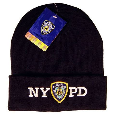 NYPD - NYPD Navy Winter Hat Beanie Skull Cap Officially Licensed by The ...