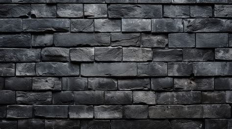 Texture Of A Black Weathered Brick Wall Background, Stone Wallpaper ...