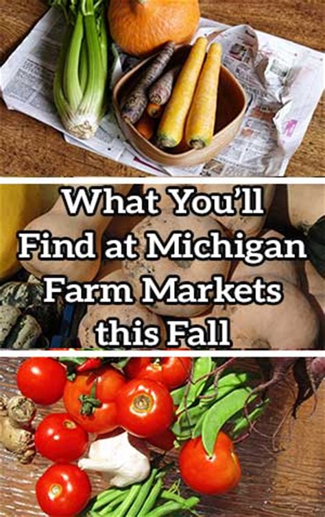 What You'll Find at Michigan Farm Markets this Fall