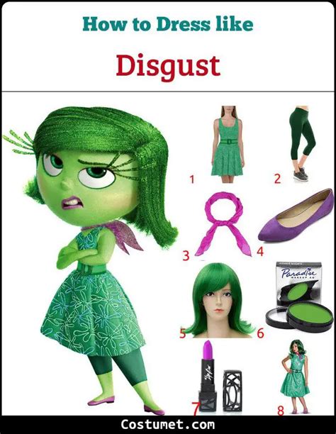 Disgust Costume from Inside Out for Halloween